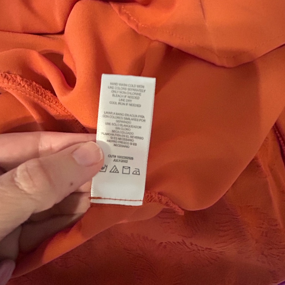 Orange Jacquard Midi Dress - Love, Whit by Whitney Port - Picture 15 of 16